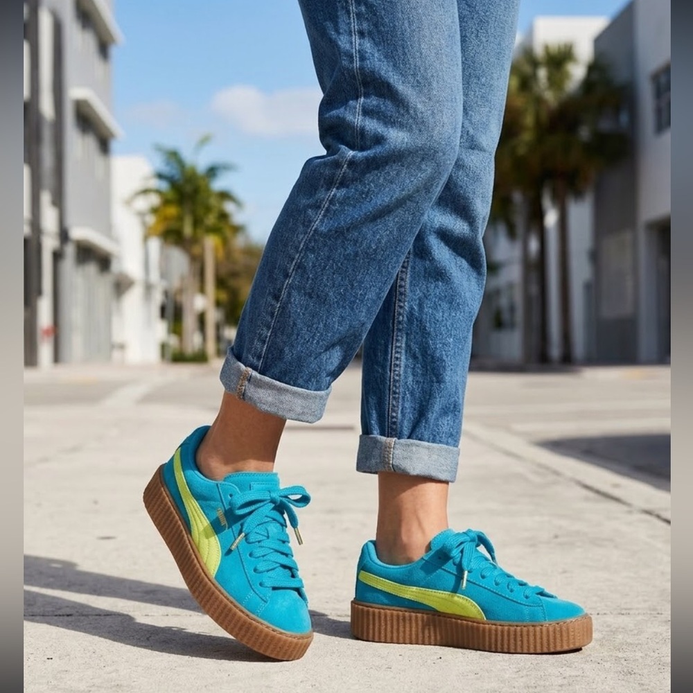 Rihanna’s + puma tennis size 10